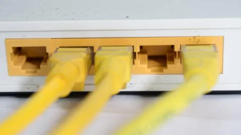 Lan switch Stock Photos