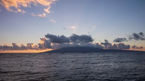 Lanai sunset Stock Photos