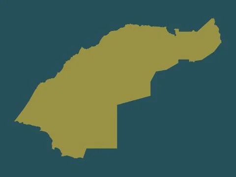 Lanao del Norte, Philippines. Solid color shape Stock Illustration