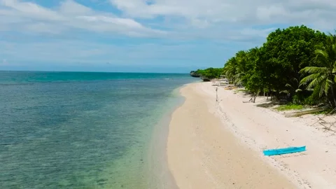 Lanas Beach in San Jose, Romblon. Philippines. Stock Footage 311006979