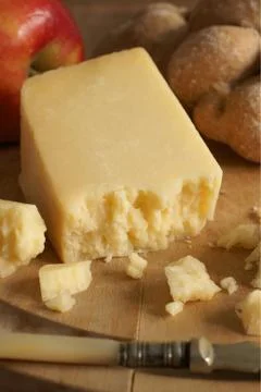 Lancashire cheese Foto stock
