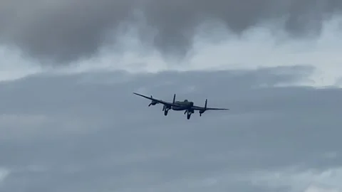 Lancaster Bomber Stock Footage 246473381