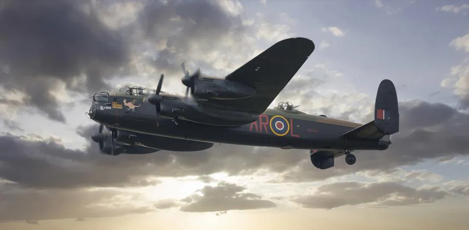 Lancaster bomber Stock Illustration