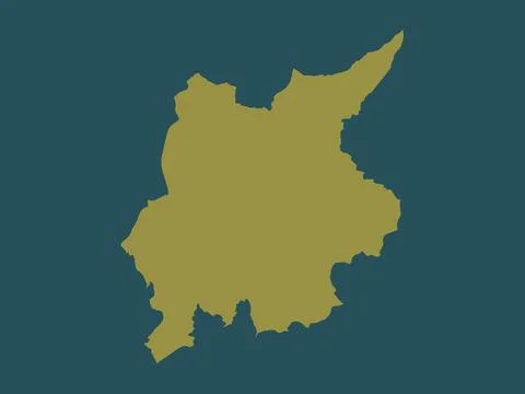 Lancaster, England - Great Britain. Solid color shape Stock Illustration