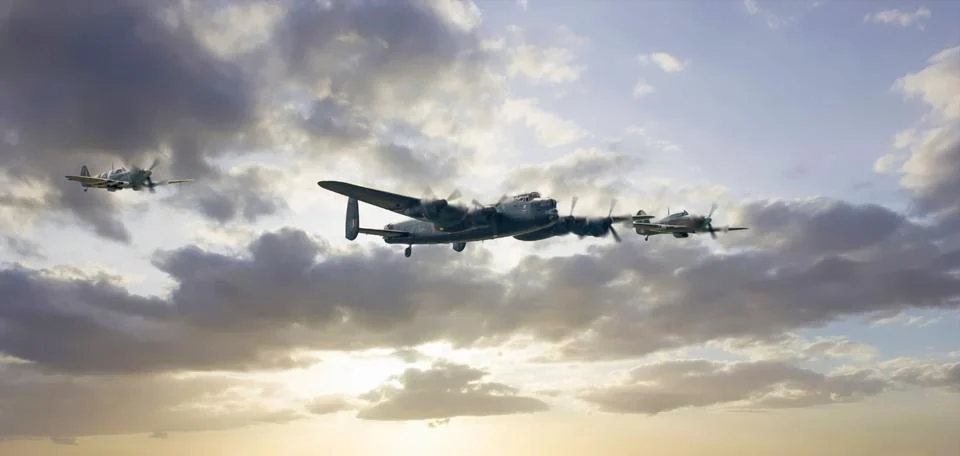 Lancaster return Stock Illustration