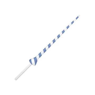 Lance in blue and white design Stock Illustration