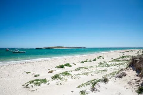 Lancelin beach view Stock Photos