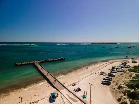 Lancelin Pier Stock Photos