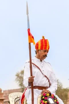 Lancer on a Camel Stock Photos