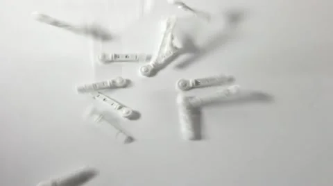 Lancets are showered 스톡 동영상 12208991