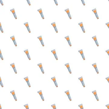 Lancing device seamless pattern for diabetes management Stockillustratie
