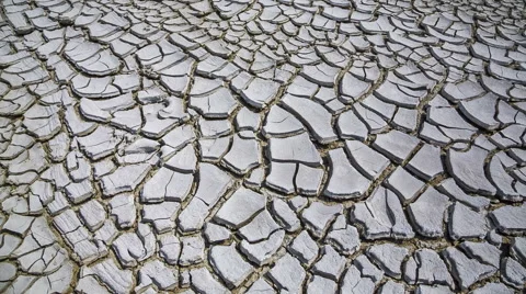 Land Cracked From Drought Stock-Footage 50128097