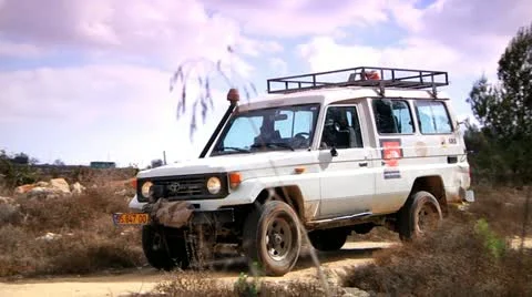 Land Driving - Jeep Stock Footage 10922607