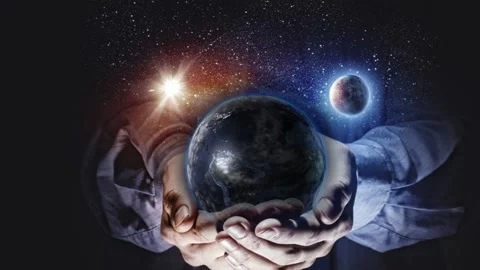 The Land in the hands Video stock 166718511