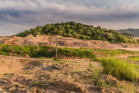 Land that has been cleared for development Stock Photos