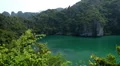 Land Locked Lagoon, Aerial View Of Mu Ko Ang Thong, Exotic Island, Thailand HD Footage
