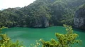 Land Locked Lagoon, Aerial View Of Mu Ko Ang Thong, Exotic Island, Thailand HD Footage