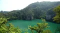 Land Locked Lagoon, Aerial View Of Mu Ko Ang Thong, Exotic Island, Thailand HD Footage