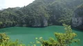Land Locked Lagoon, Aerial View Of Mu Ko Ang Thong, Exotic Island, Thailand HD Footage