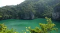 Land Locked Lagoon, Aerial View Of Mu Ko Ang Thong, Exotic Island, Thailand HD Footage