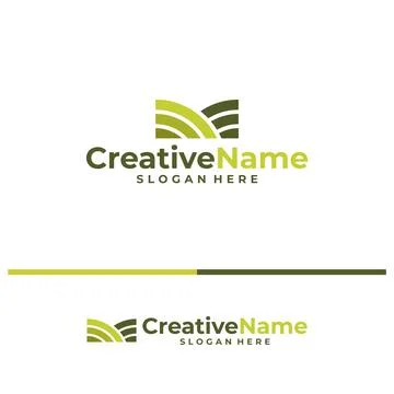 Land logo vector template. Creative Land logo design concepts 库存插图