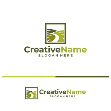 Land logo vector template. Creative Land logo design concepts 스톡 일러스트