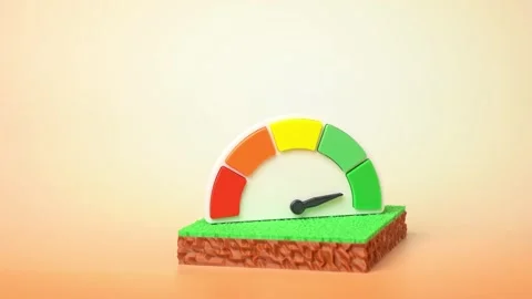 Land plot and scale at green level. Safe and environmentally friendly plot. Stock Footage 346817206