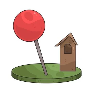 Land Plot illustration Stock Illustration