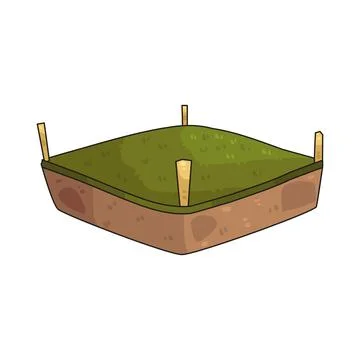 Land Plot illustration 库存插图