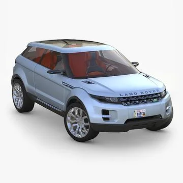 Land Rover LRX Concept 2008 3D Model