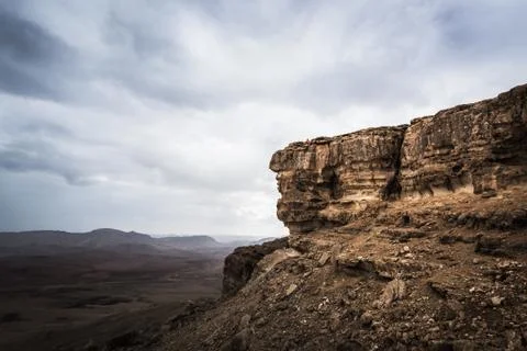 Land scape view from view point in mitzpe ramon, israel Foto stock