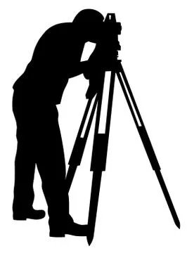 Land surveyor Stock Illustration