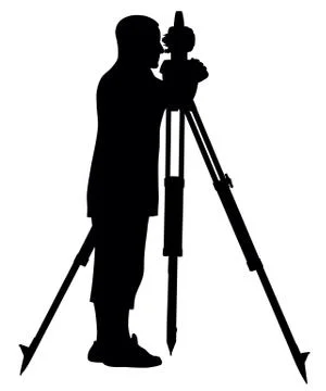 Land surveyor Stock Illustration