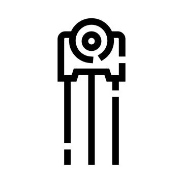 Land surveyor instrument icon for engineering and measurement Ilustração Stock