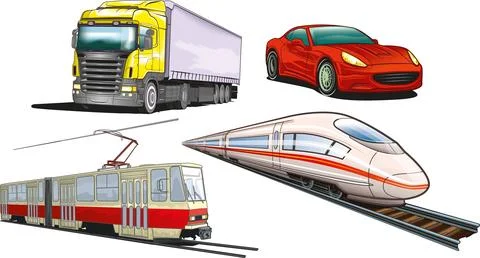 Land Transport Stock Illustration
