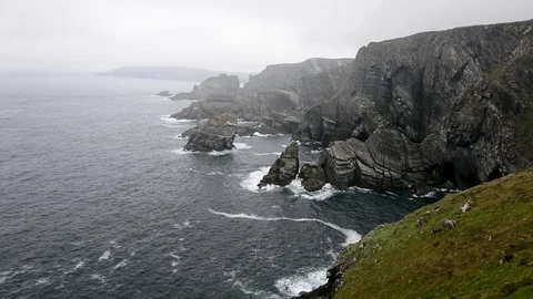 Landascapes of Ireland. Mizen Head Stock Footage 80797581