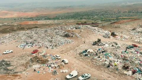 Landfill Aerial View 7 Video stock 318913839