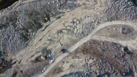 The landfill is compacted with layers of sand Stock Footage 162619052