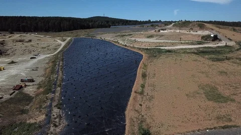 Landfill cover Stock Footage 94171779