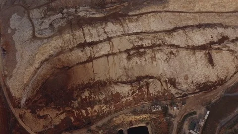 Landfill drone up 4K Stock Footage 74479333