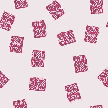 Landfill electronic e waste pollution glyph seamless pattern 스톡 일러스트