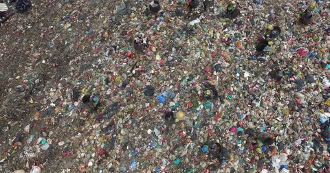 Landfill in Malaysia Stock Footage 83415306
