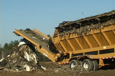 Landfill Screener Stock Footage 830003