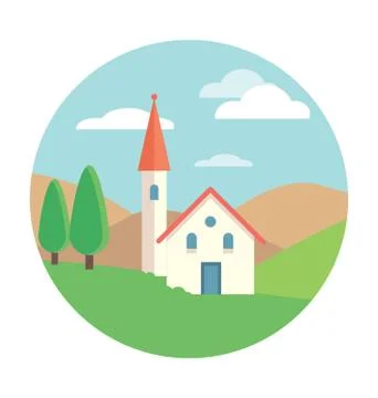 Landforms Vector Icon Stock Illustration