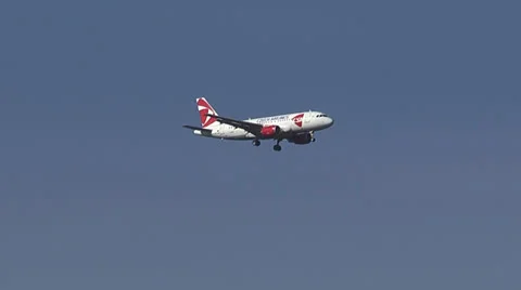 Landing aircraft Stock Footage 23139044