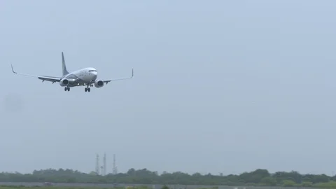 Landing Airplane Stock Footage 106619425