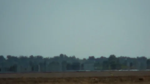 Landing a bomber with a parachute Video stock 84229590