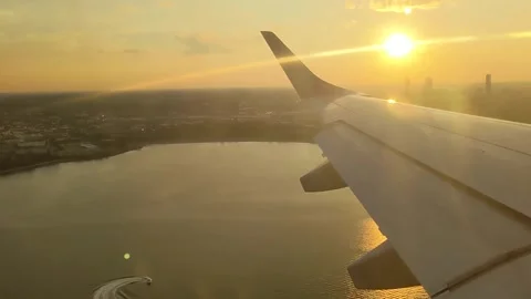 Landing in Boston Stock Footage 251880789