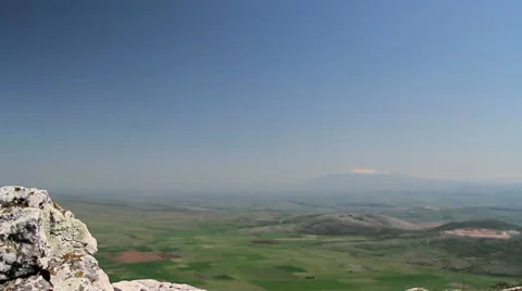Landing on the edge of a cliff Stock Footage 21272336