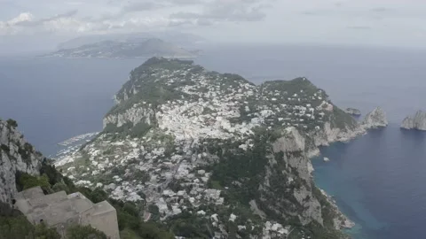 Landing on the ermitage of cetrella Video stock 132587504